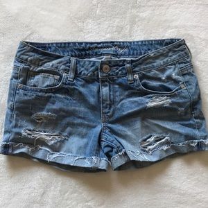 American eagle jean shorts